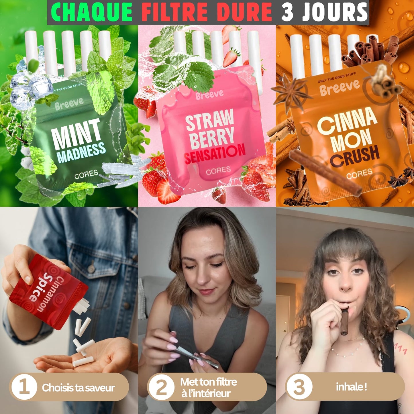 Inhalateur sans nicotine