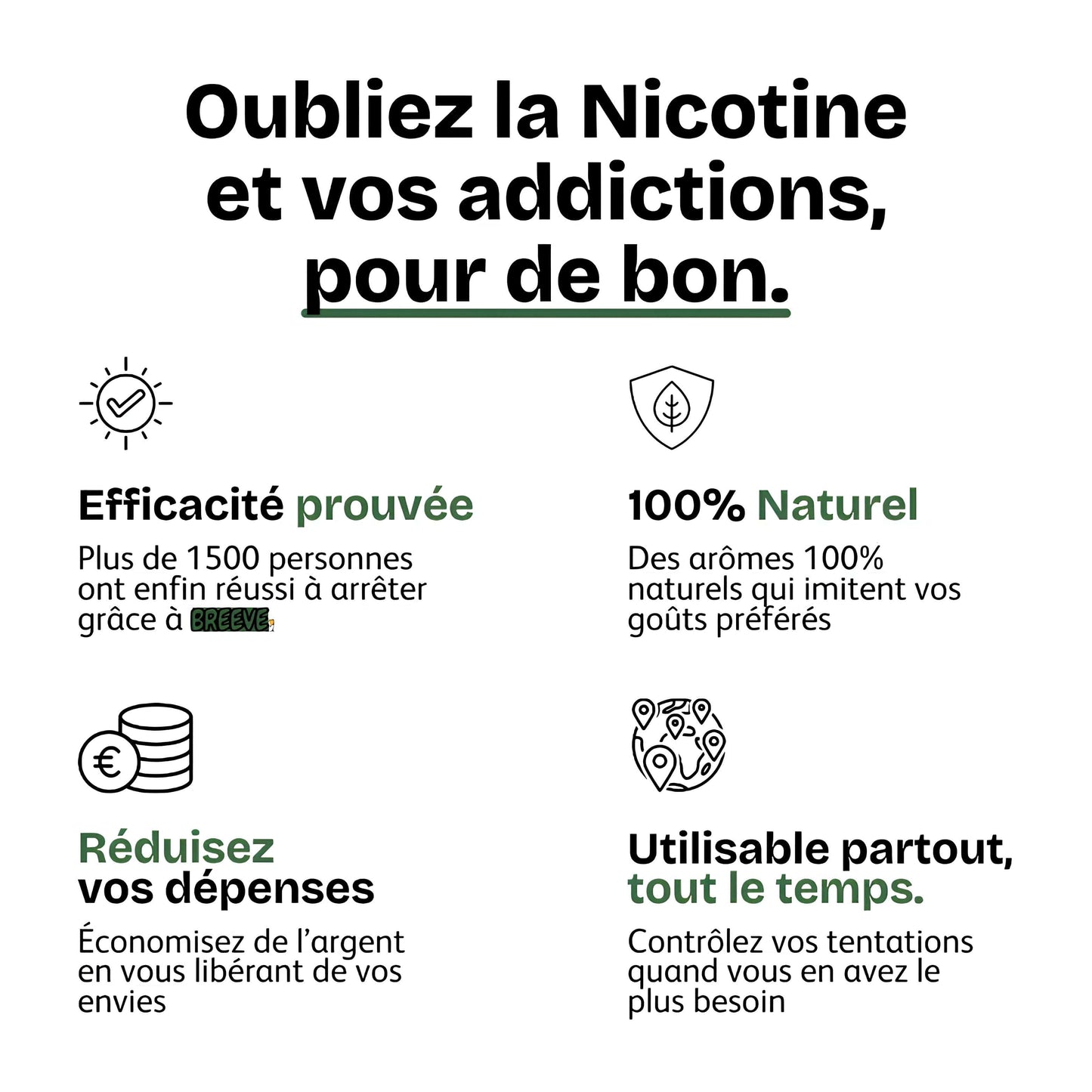 Inhalateur sans nicotine